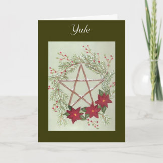 De Zegen van Yule Feestdagen Kaart