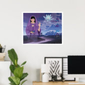 De zegening van Quan Yin Poster (Thuiskantoor)