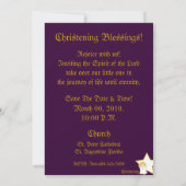 De zegeningen van de doop van mijn engel-Aangepast Kaart (Achterkant)