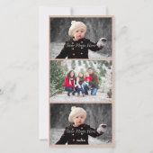 De zegeningen van de kerstfotokaart feestdagenkaart (Achterkant)