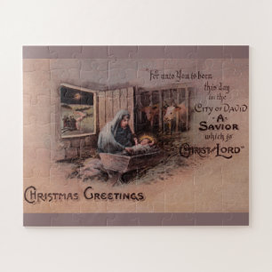 De zegeningen van de kerstpuzzel legpuzzel