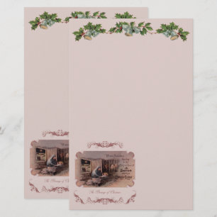 De zegeningen van de kerststal briefpapier