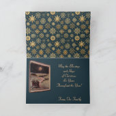 De zegeningen van het kerst Wenskaart Feestdagen Kaart (Binnen)