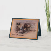 De zegeningen van het kerst Wenskaart Feestdagen Kaart (Voorkant)