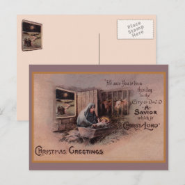 De zegeningen van het kerstBriefkaart Feestdagenkaart