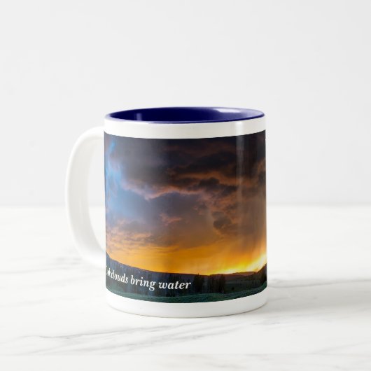 De zegeningen van het Storm Tweekleurige Koffiemok (Voorkant links)