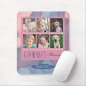 De zegeningen van oma | Fotocollage roze Muismat (Met muis)