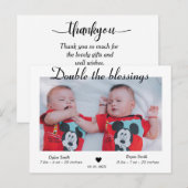 De zeggende foto van Twinden de aankondiging van d Briefkaart (Voorkant / Achterkant)