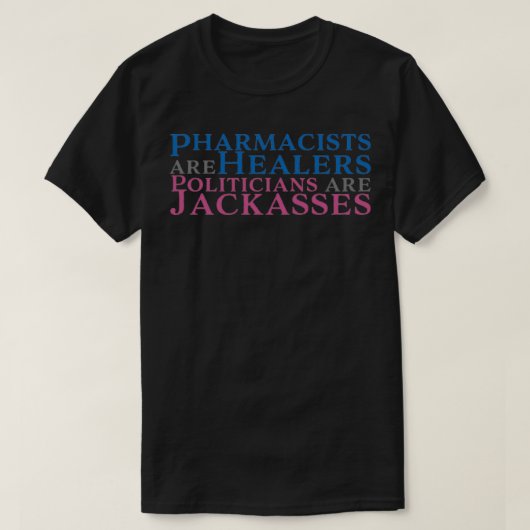 De zeitgeist van Amerika bij pandemische apotheker T-shirt (Design voorkant)
