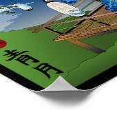 De zeldzaamheid van een blauwe maan poster (Hoek)