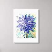 De zeldzame Dahlia Canvas Afdruk (Voorkant)
