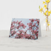 De zeldzame Roze Kaart van de Kornoelje (Gele Bloem)