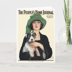 DE ZELDZAME VINTAGE KUNST VAN HET HOESJE GRAAF KAART