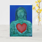 De zelf Kaart van de Groeten van de Liefde (Gele Bloem)