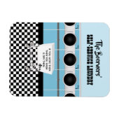 De zelfbedieningswasgoed van de klant die het werk magneet (Horizontaal)