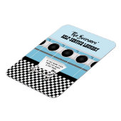 De zelfbedieningswasgoed van de klant die het werk magneet (Linkerzijde)