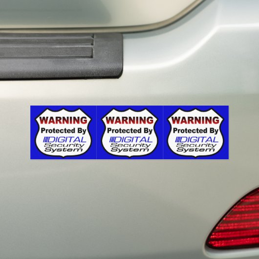 De Zelfklever van de Veiligheid van het huis Decal Bumpersticker (Op auto)