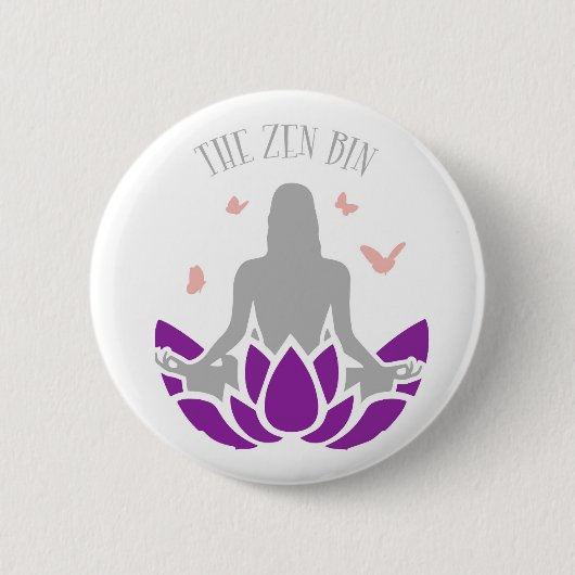 De Zen Bin Pop Socket Ronde Button 5,7 Cm (Voorkant)