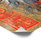 De Zen kat | Japans Ukiyo-e Perfect Poster (Hoek)