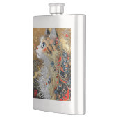 De Zen Kat | Vintage Japanse Ukiyo-e Flacon (Links)