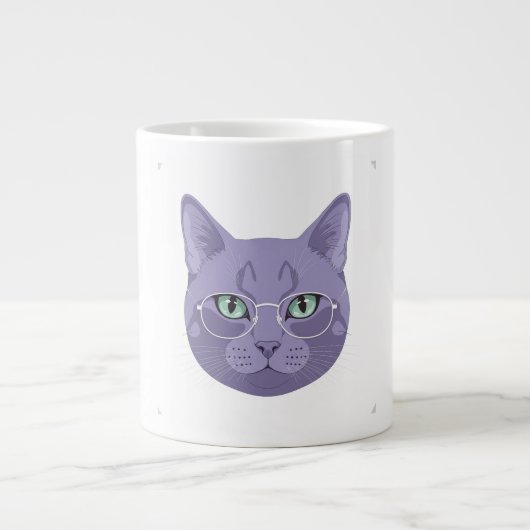 De Zen Master Cat Grote Koffiekop (Voorkant)