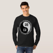De Zen van de boekhouding van elke debitering moet T-shirt (Voorkant volledig)