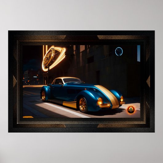 De Zephyr Centorus I950 sportcoupé Poster (Voorkant)