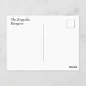 De Zeppelinloodsen, Riga Letland Briefkaart (Achterkant)