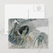 De zes gevleugelde seraph van de profeet briefkaart (Voorkant / Achterkant)