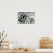 De zes gevleugelde seraph van de profeet poster (Keuken)