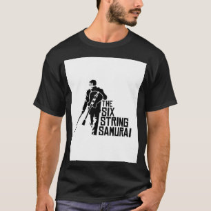 De zes string Samurai Graphic T-Shirt