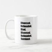 De zes vrouwen van Henry VIII Koffiemok (Links)