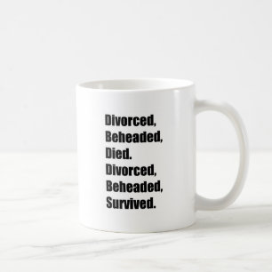 De zes vrouwen van Henry VIII Koffiemok