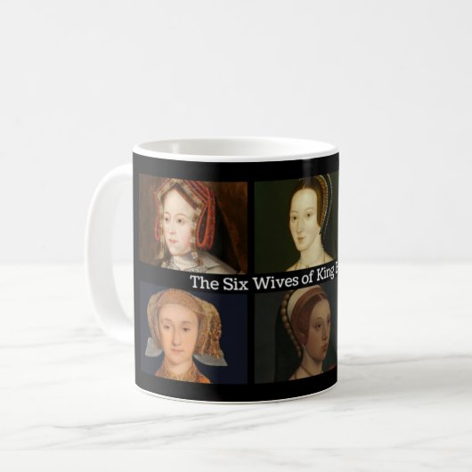 De zes vrouwen van Henry VIII Mok (Voorkant links)