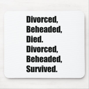 De zes vrouwen van Henry VIII Muismat