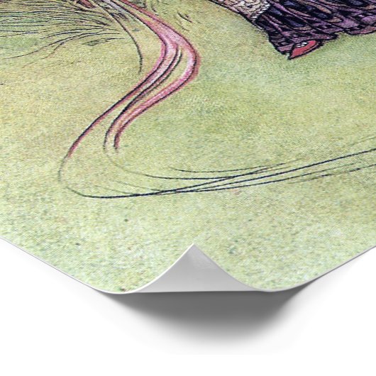 De zes zwanen door het Warwick Goble Poster (Hoek)