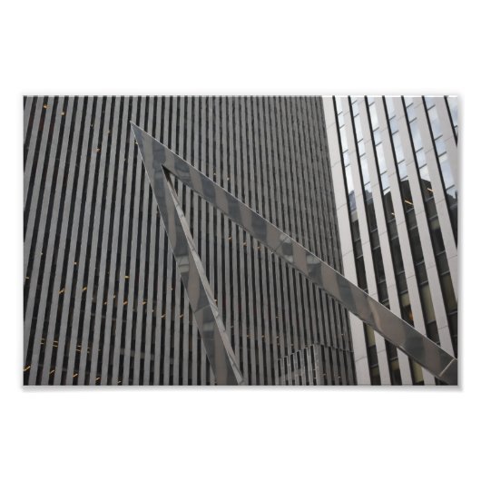 De zesde Avenue Architectuur New York City Foto Afdruk (Voorkant)