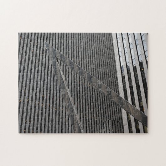 De zesde Avenue Architectuur New York City Foto Legpuzzel (Horizontaal)