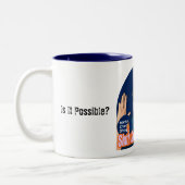 De zesde schaal Cantina Coffee-Mok - Vergif uw kof Tweekleurige Koffiemok (Links)