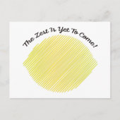 De Zest is nog steeds Lemon. Feestdagenkaart (Voorkant)