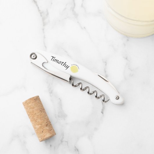 De Zest is nog steeds Lemon. Kurkentrekker (Voorkant)