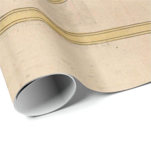 De zestiende-eeuwse Wereldkaart Rosaccio uit 1598 Cadeaupapier (Rol Hoek)