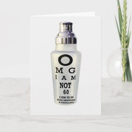 De zestigste Kaart van de Verjaardag (Voorkant)