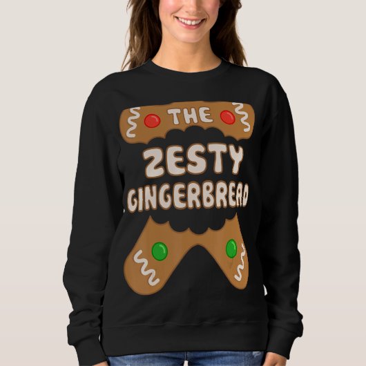 De Zesty Gingerbread Family Matching Group Christu Trui (Voorkant)
