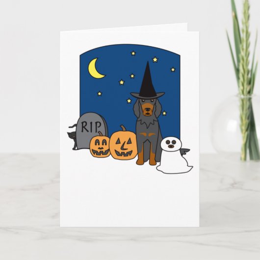 De Zetter Halloween van Gordon Kaart (Voorkant)
