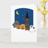 De Zetter Halloween van Gordon Kaart (Gele Bloem)