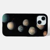 De zeven aardse planeten van Trappist-1 Case-Mate iPhone Case (Achterkant (horizontaal))
