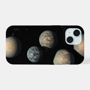 De zeven aardse planeten van Trappist-1 iPhone 15 Case