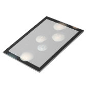 De zeven aardse planeten van Trappist-1 Notitieblok (Schuin)