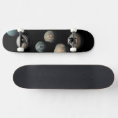 De zeven aardse planeten van Trappist-1 Persoonlijk Skateboard (Horizontaal)
